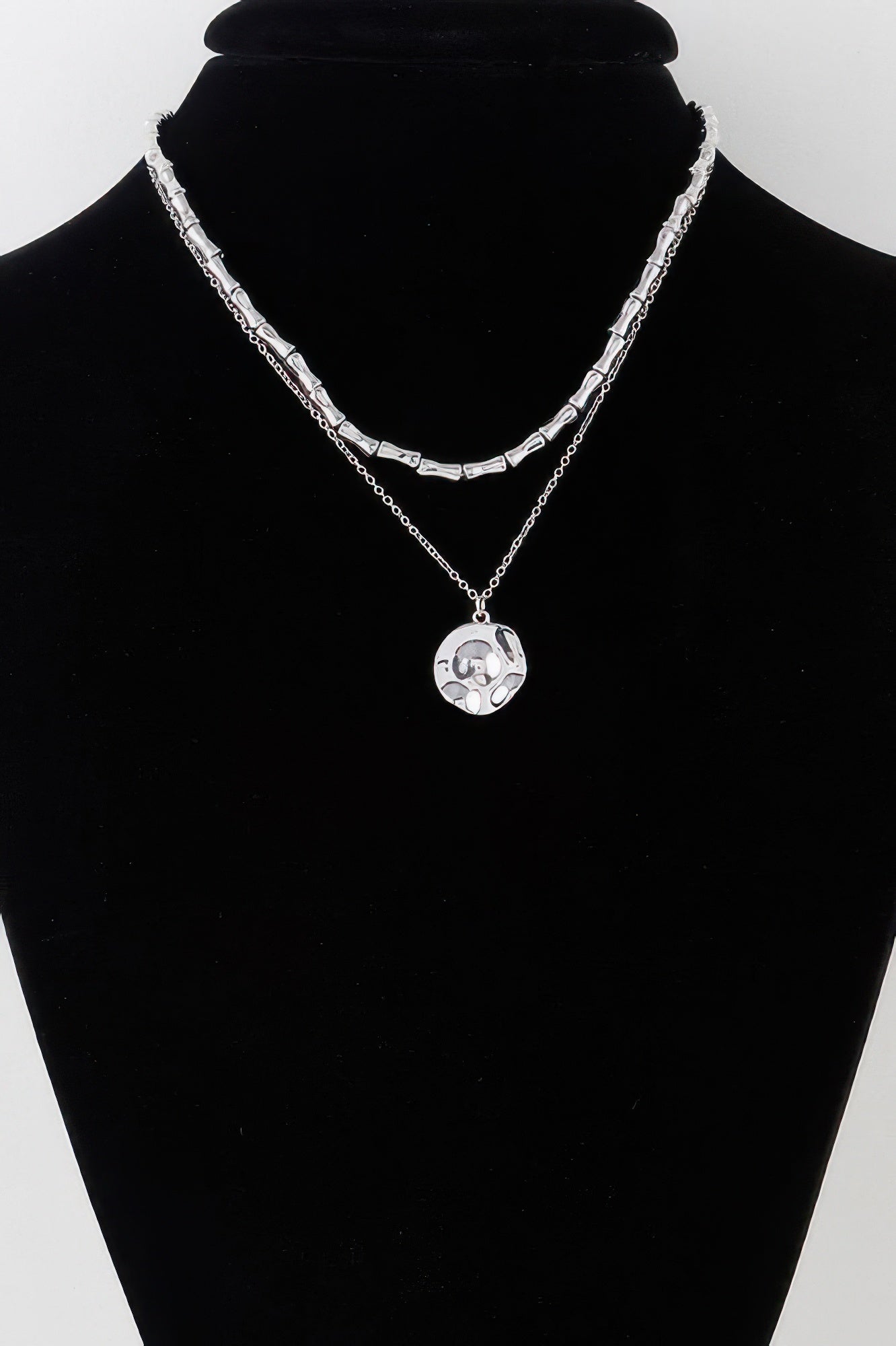 Hammered Plate Chain Necklace - Goddess Vibes