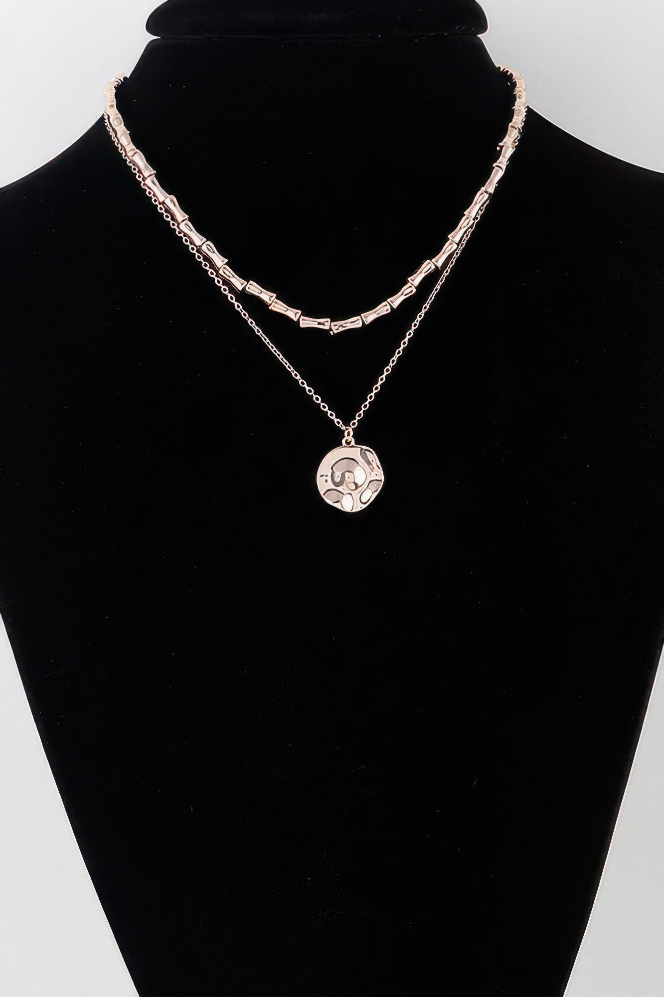 Hammered Plate Chain Necklace - Goddess Vibes