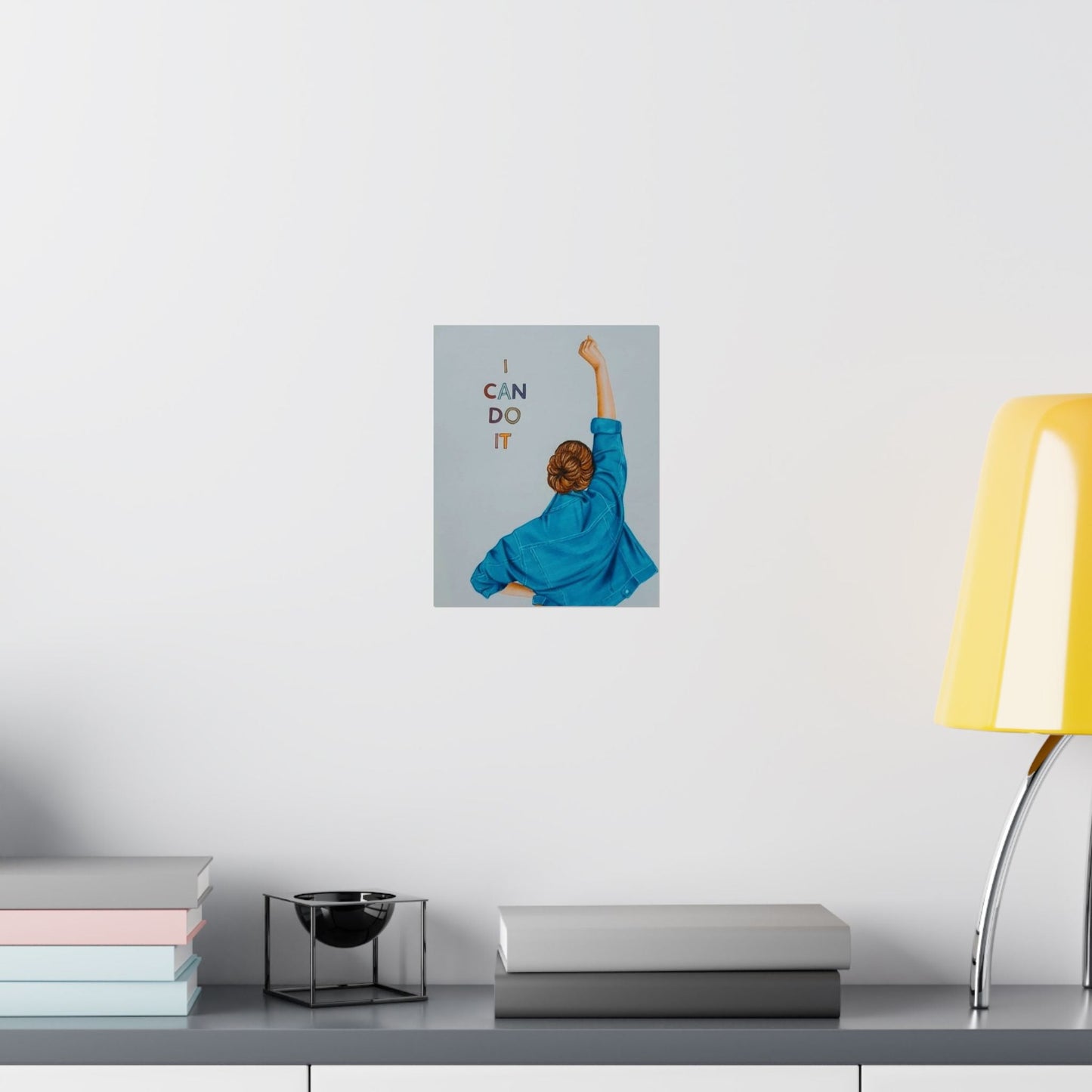 I Can Do It Motivational Poster, Inspirational Wall Art, Home Decor, Office Decor, Gift for Her, Motivational Quote Art - Goddess Vibes