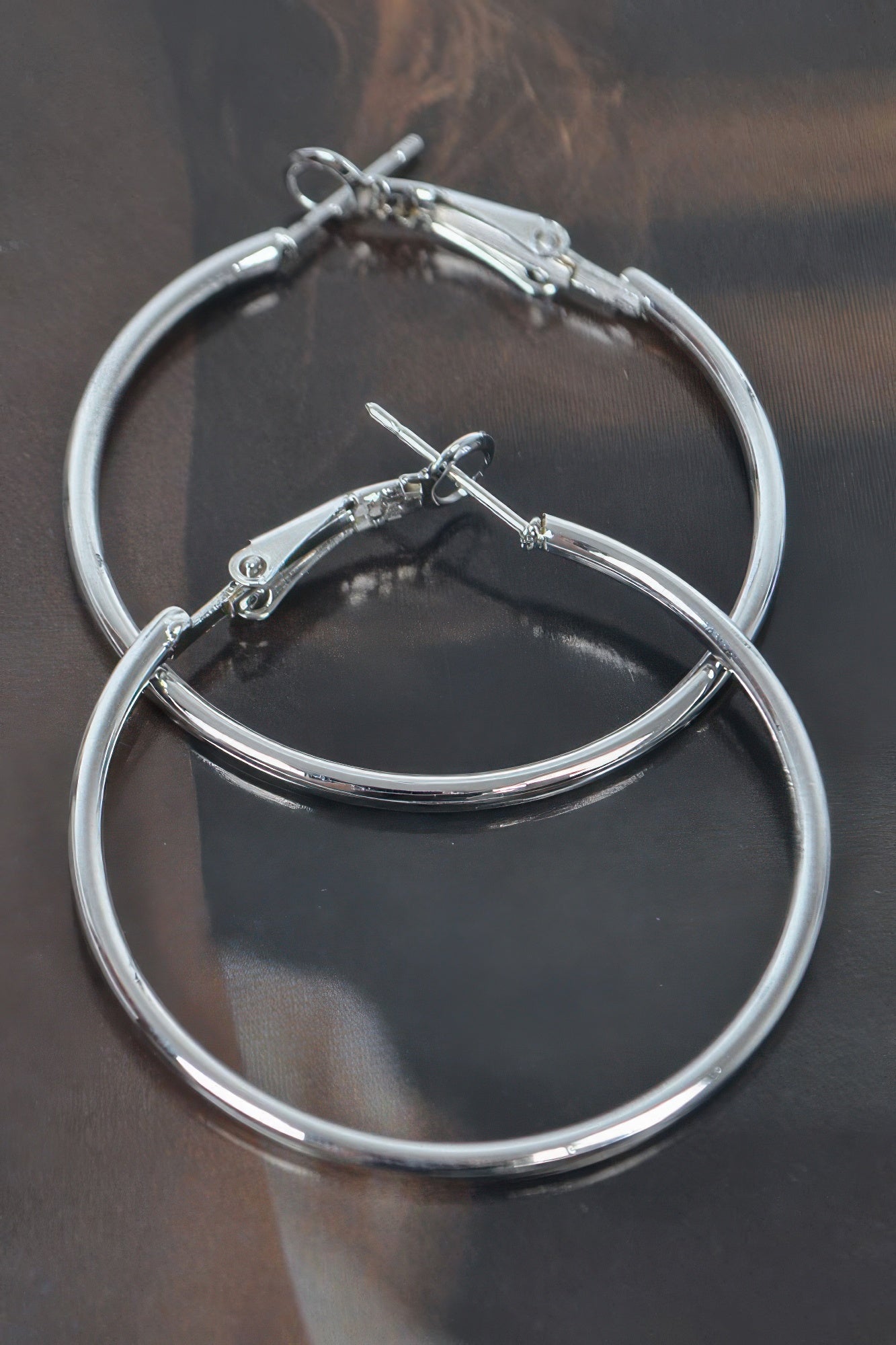 Metal 40mm Hoop Earring - Goddess Vibes