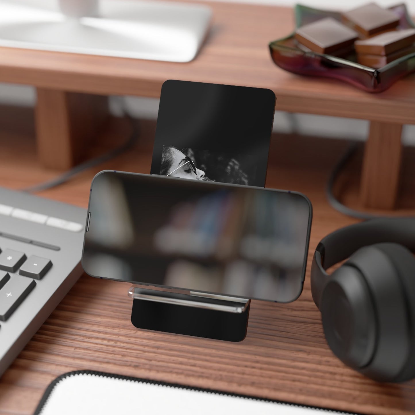 Mobile Stand for Smartphones | Sleek Desk Display with Inspirational Quote | Perfect for Office, Home, Gifts, and Holidays - Goddess Vibes