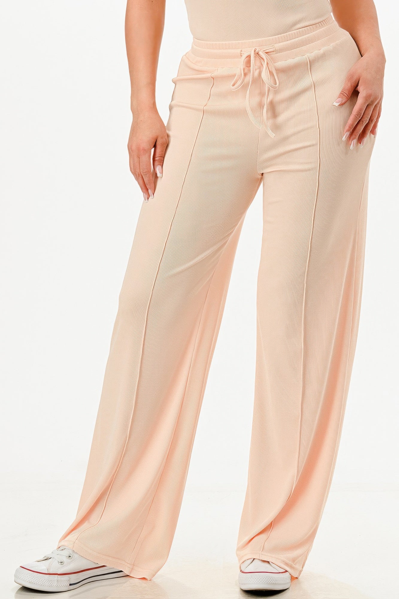 Ribbed Bodysuit And Pants Set - Goddess Vibes