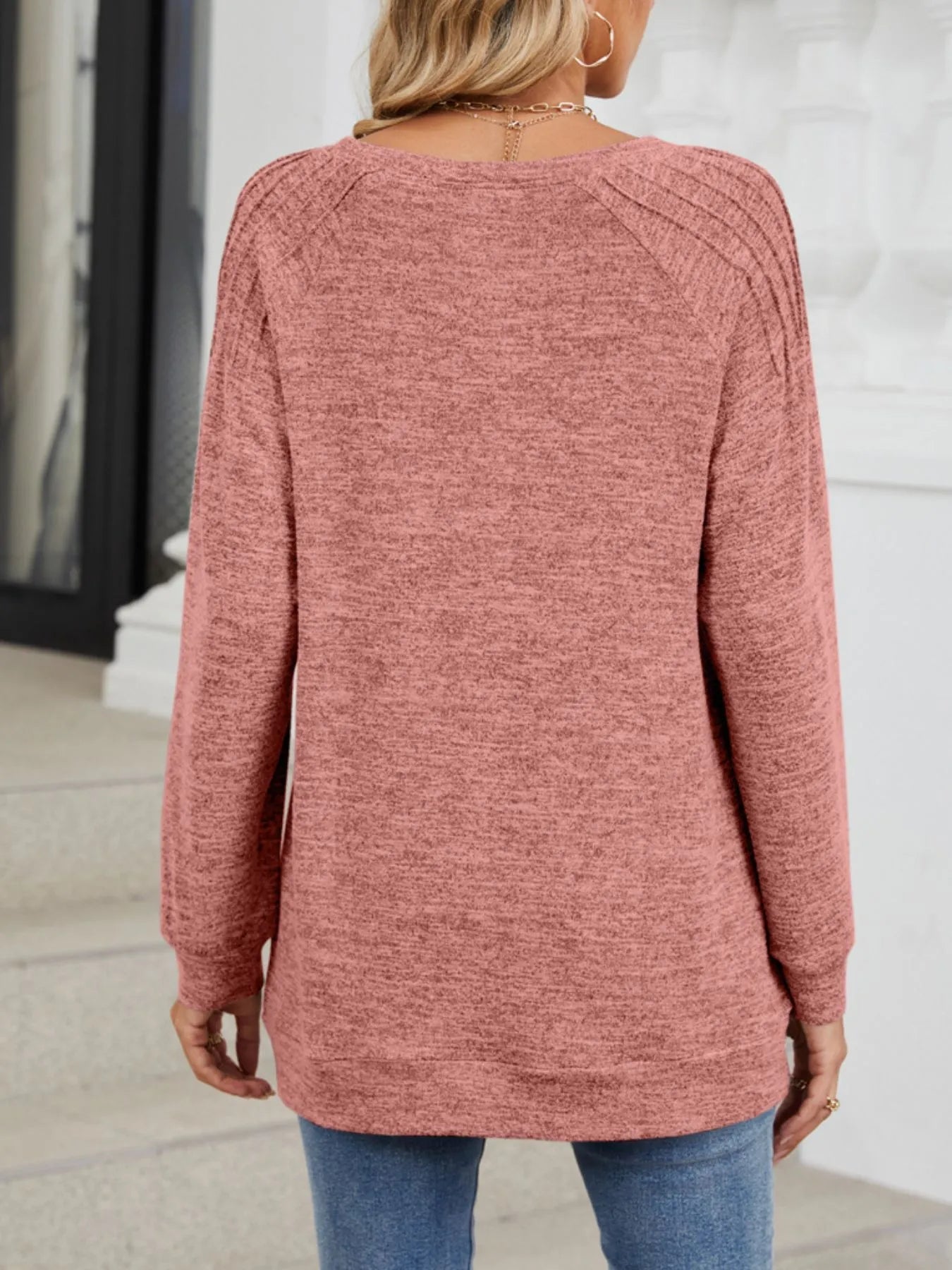 Round Neck Long Sleeve T-Shirt - Goddess Vibes