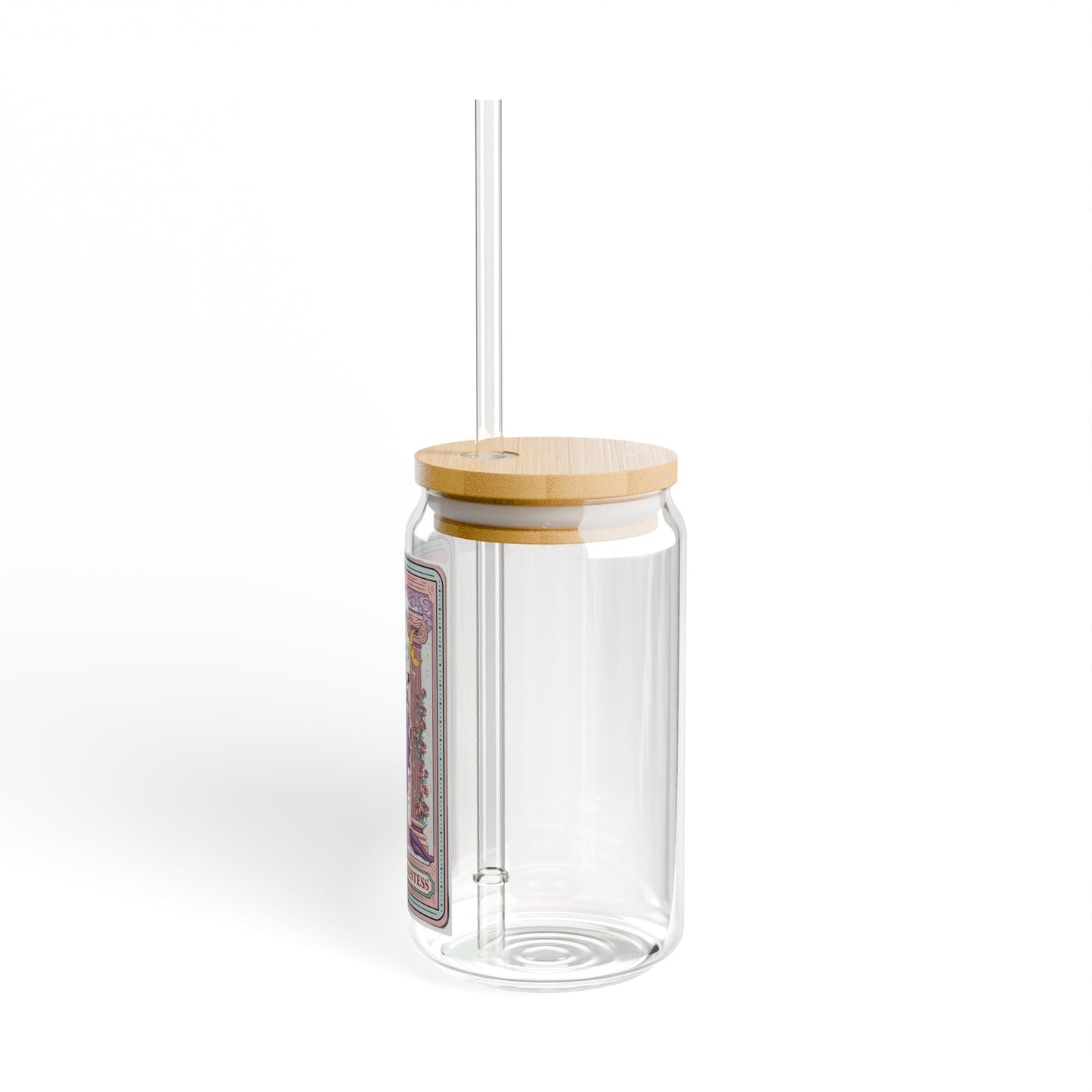 The High Priestess Elegant Glass Sipper - Goddess Vibes