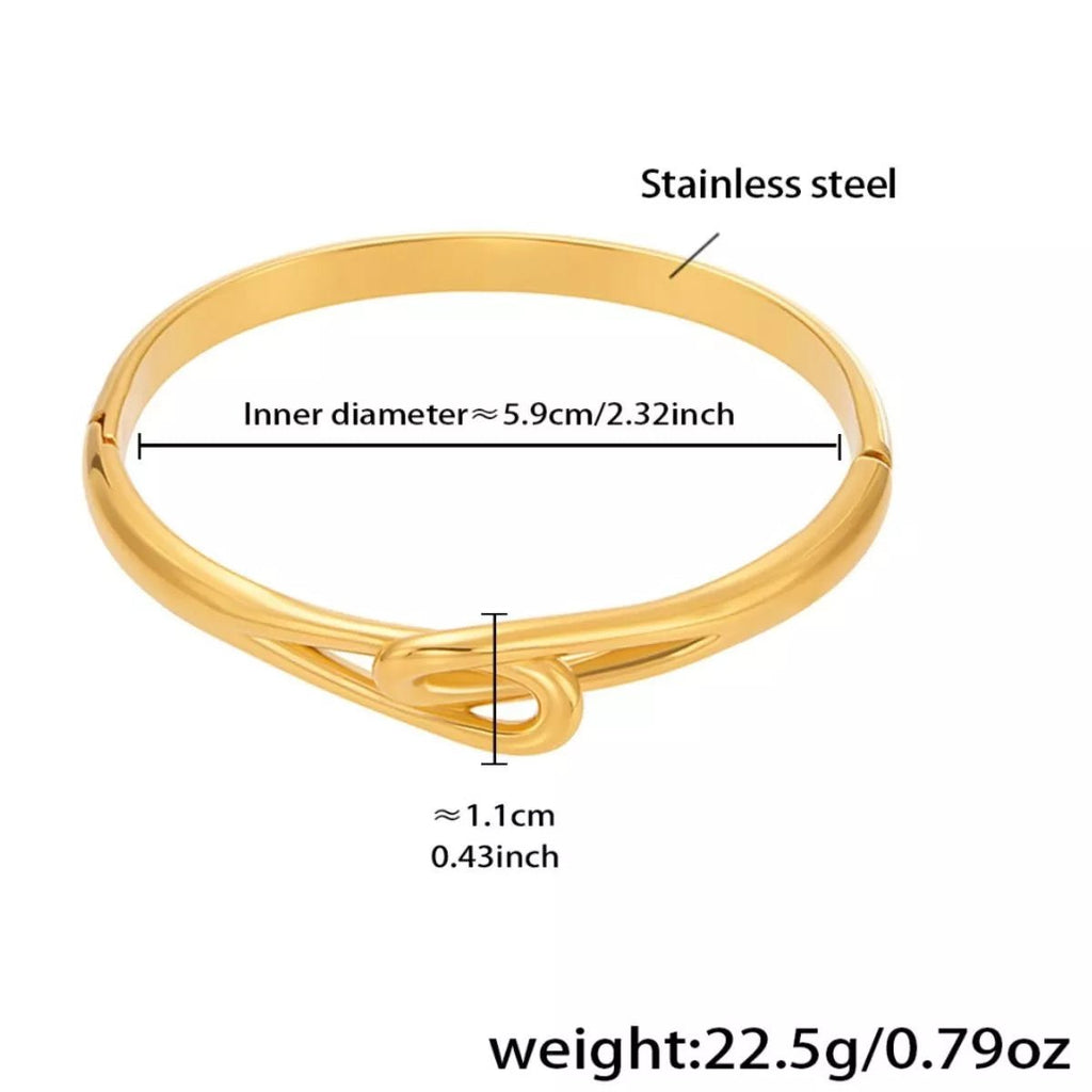 18K Gold - Plated Zircon Bracelet - Goddess Vibes