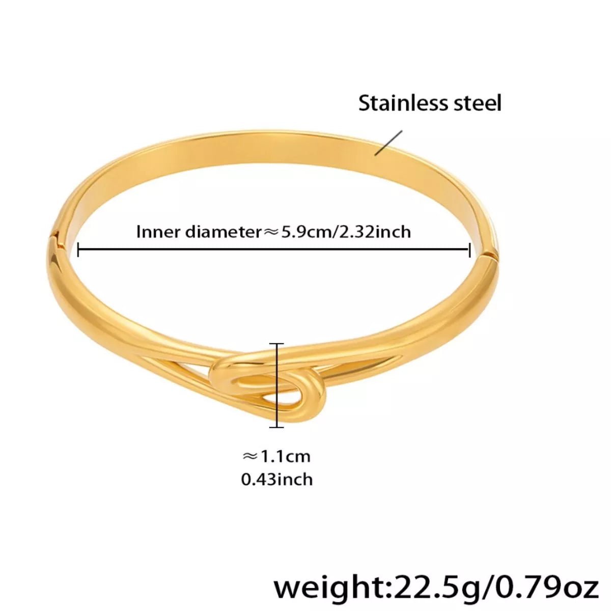 18K Gold - Plated Zircon Bracelet - Goddess Vibes