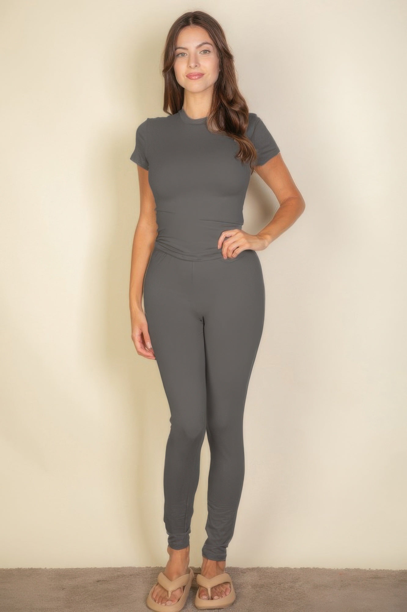 Basic Solid Leggings - Goddess Vibes
