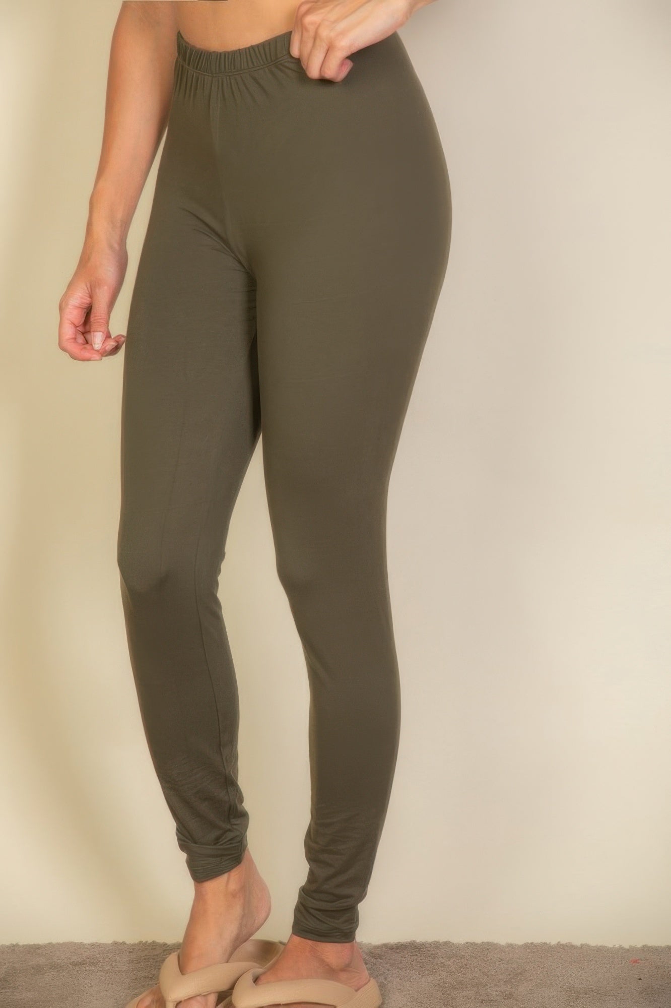 Basic Solid Leggings - Goddess Vibes