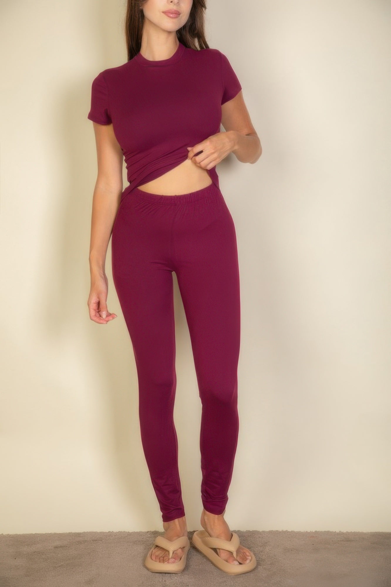 Basic Solid Leggings - Goddess Vibes