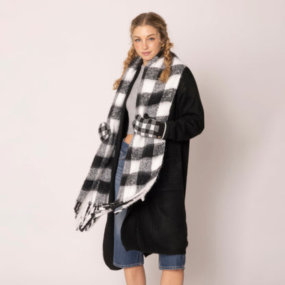 Buffalo Plaid Scarf - Goddess Vibes