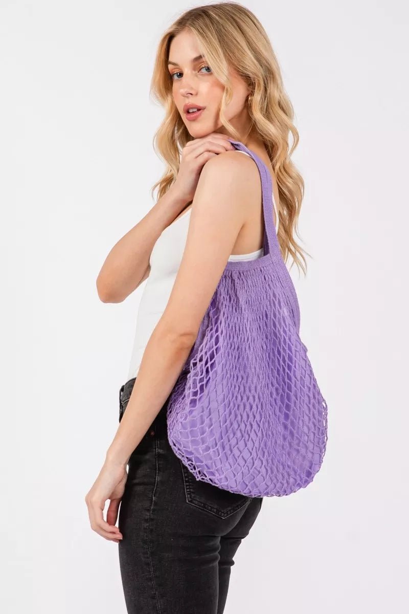 Fame Netted Beach Bag - Goddess Vibes