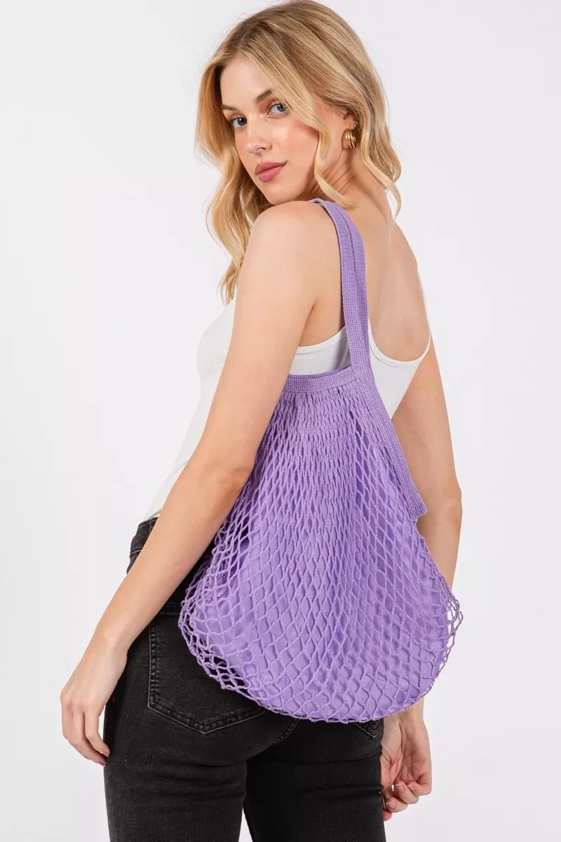 Fame Netted Beach Bag - Goddess Vibes