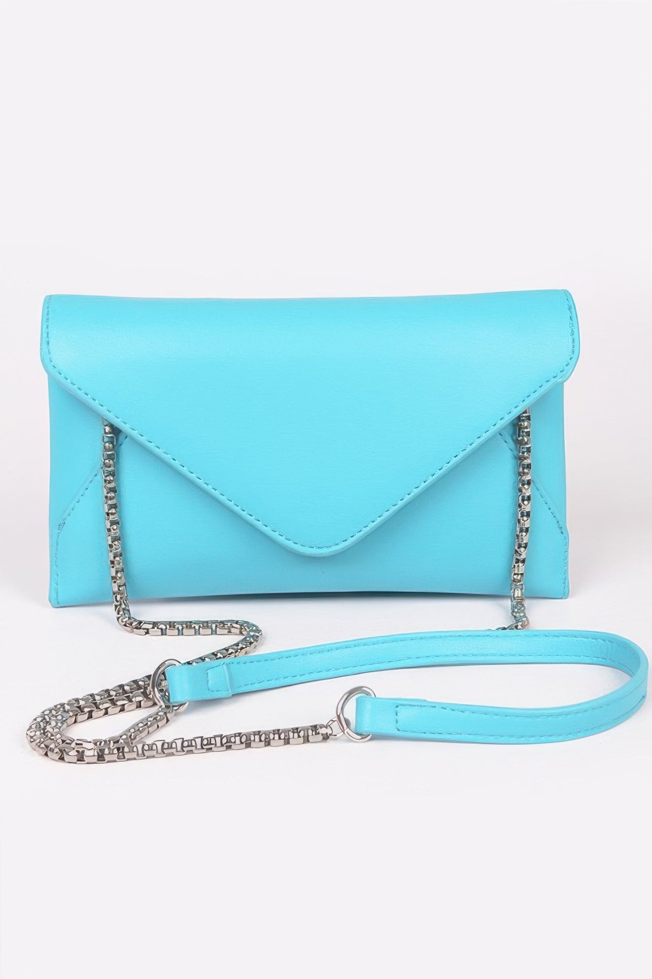 Faux Leather Small Envelope Clutch - Goddess Vibes