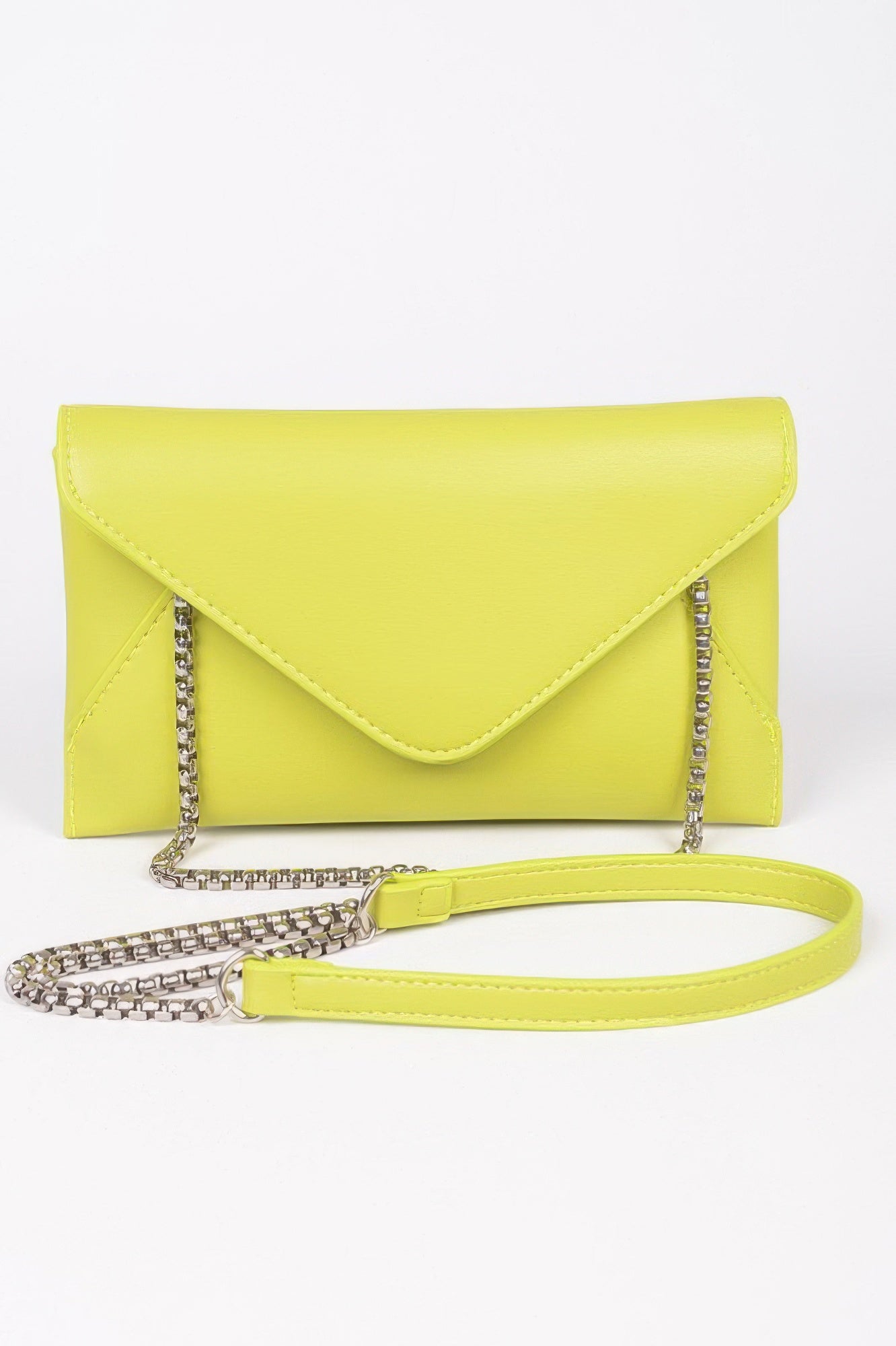 Faux Leather Small Envelope Clutch - Goddess Vibes