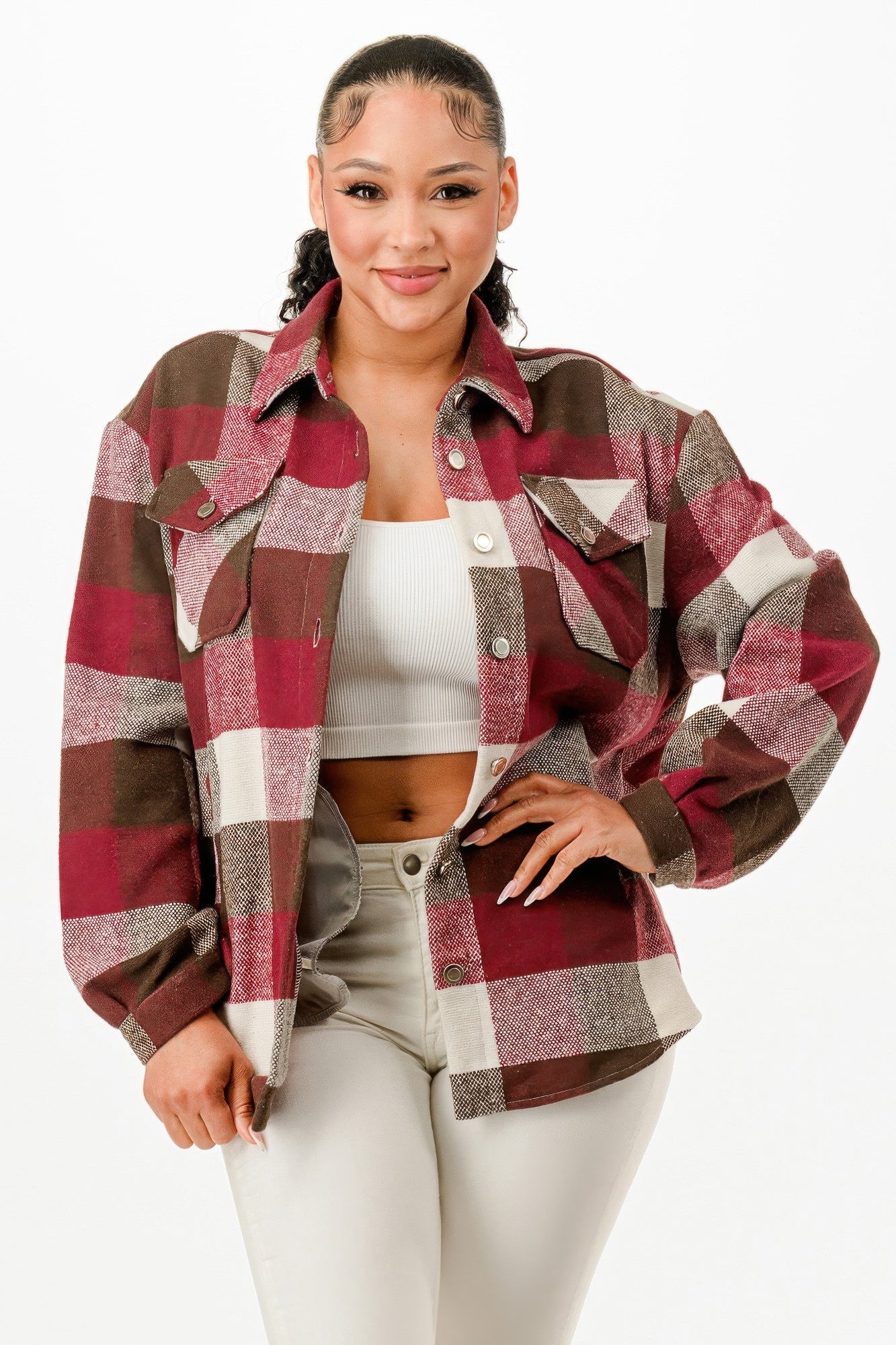 Flannel Jacket - Goddess Vibes