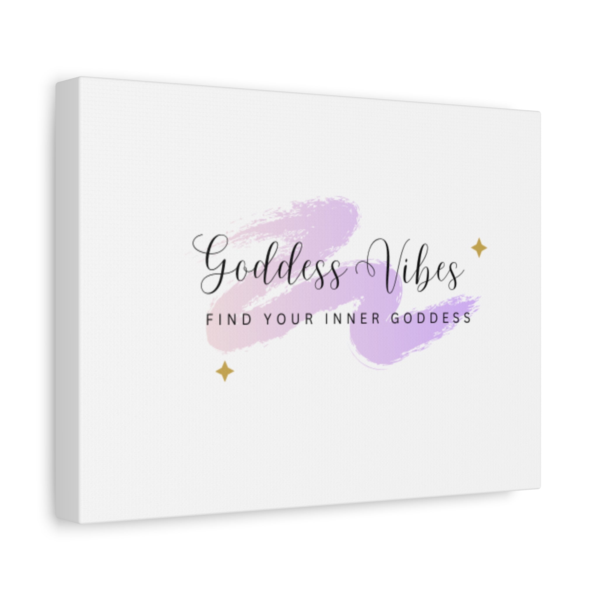 Goddess Vibes Wall Art Canvas, Inspirational Home Decor, Lavish Gift for Her, Stylish Room Decor, Relaxing Aesthetic, Motivational Decor - Goddess Vibes