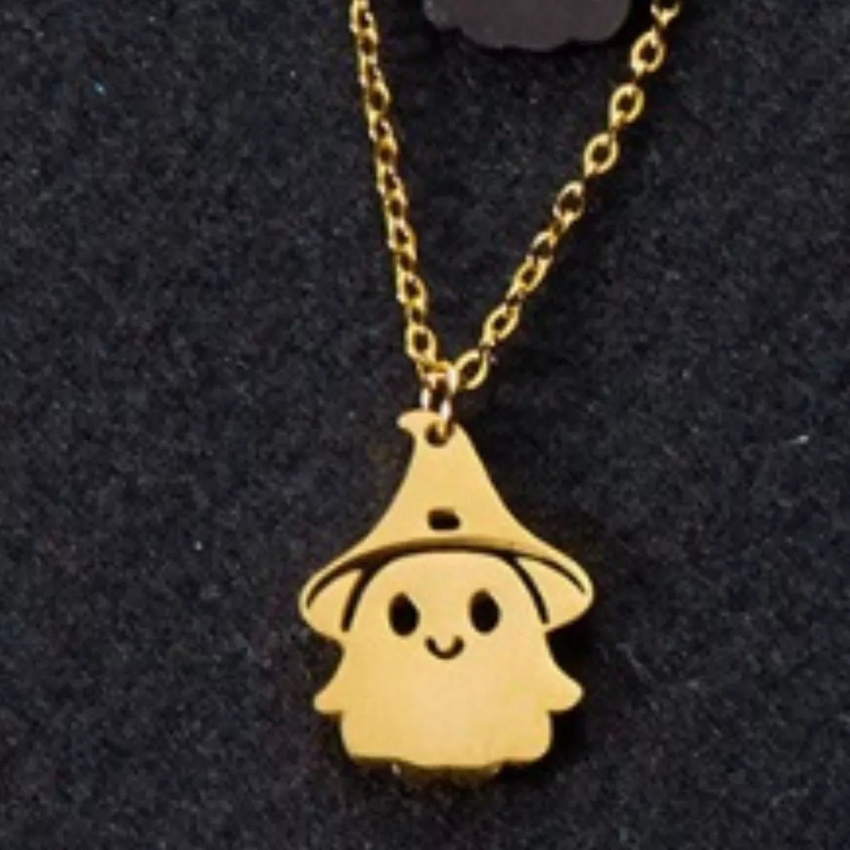 Halloween Ghost Pendant Necklace - Goddess Vibes
