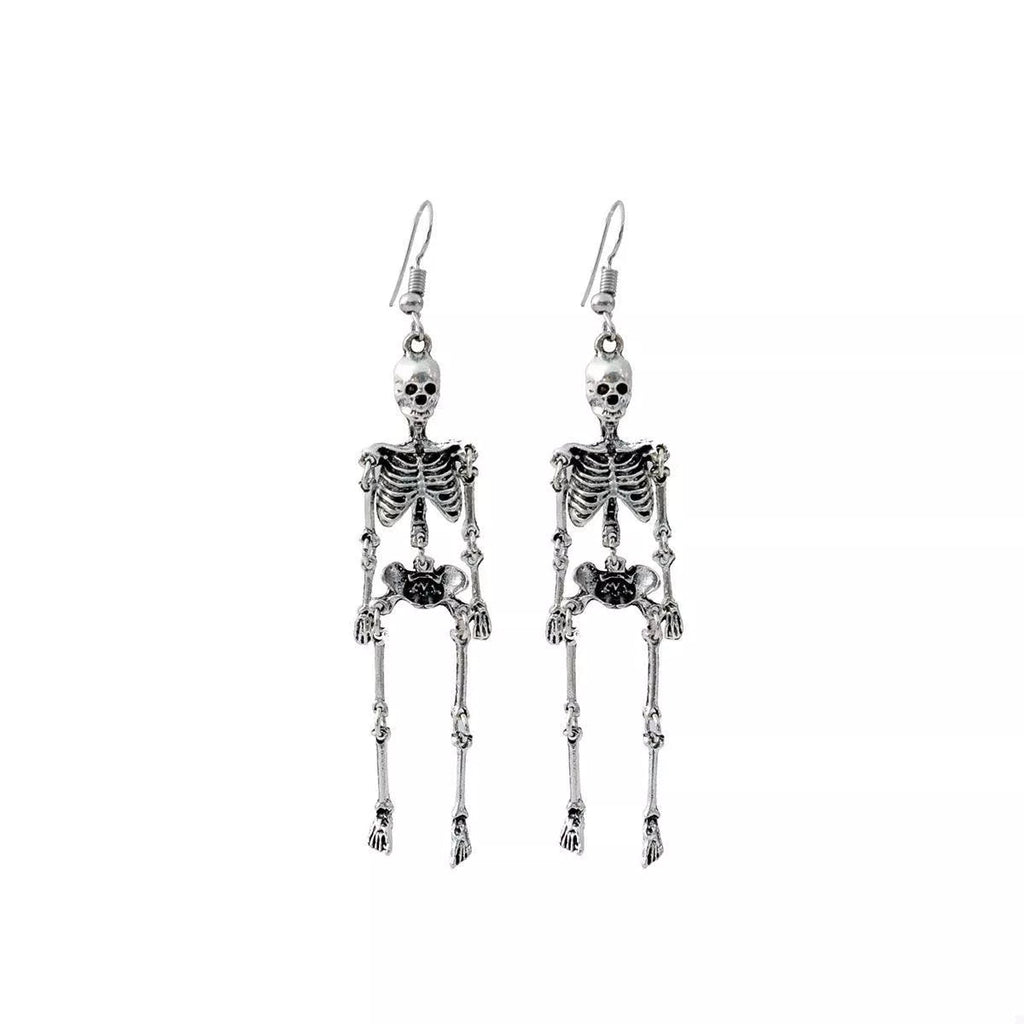 Halloween Skeleton Dangle Earrings - Goddess Vibes