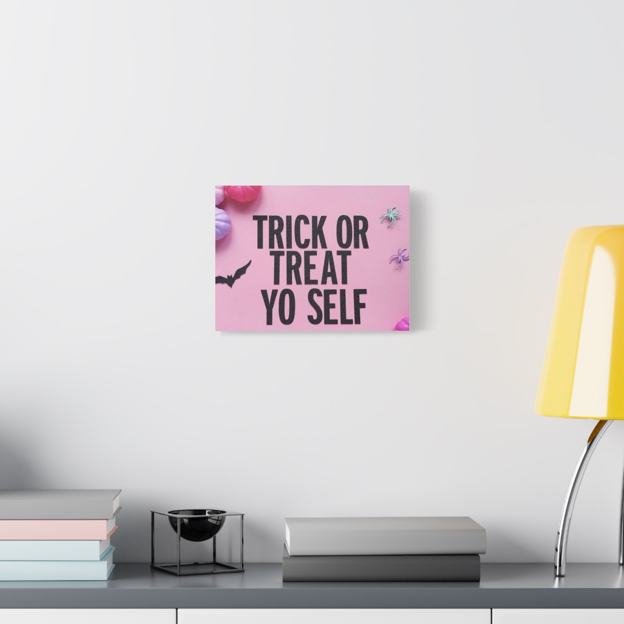 Halloween Wall Art, Spooky Home Decor, Trick or Treat Sign - Goddess Vibes