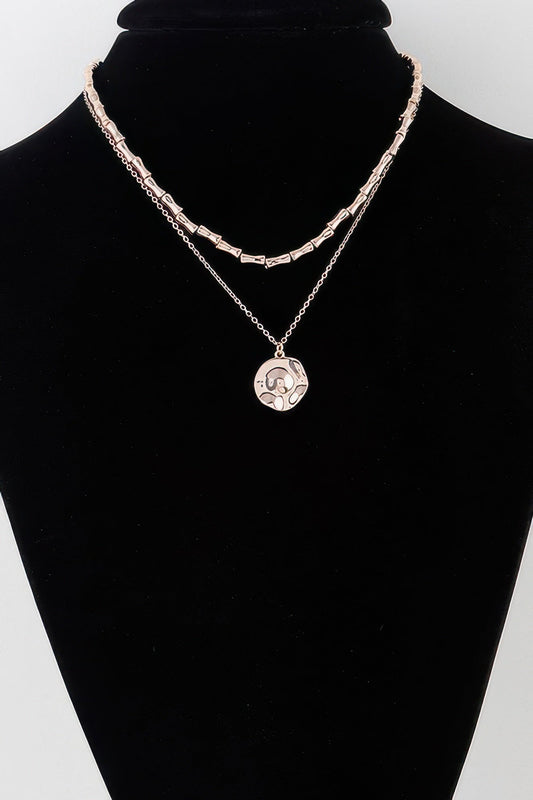 Hammered Plate Chain Necklace - Goddess Vibes