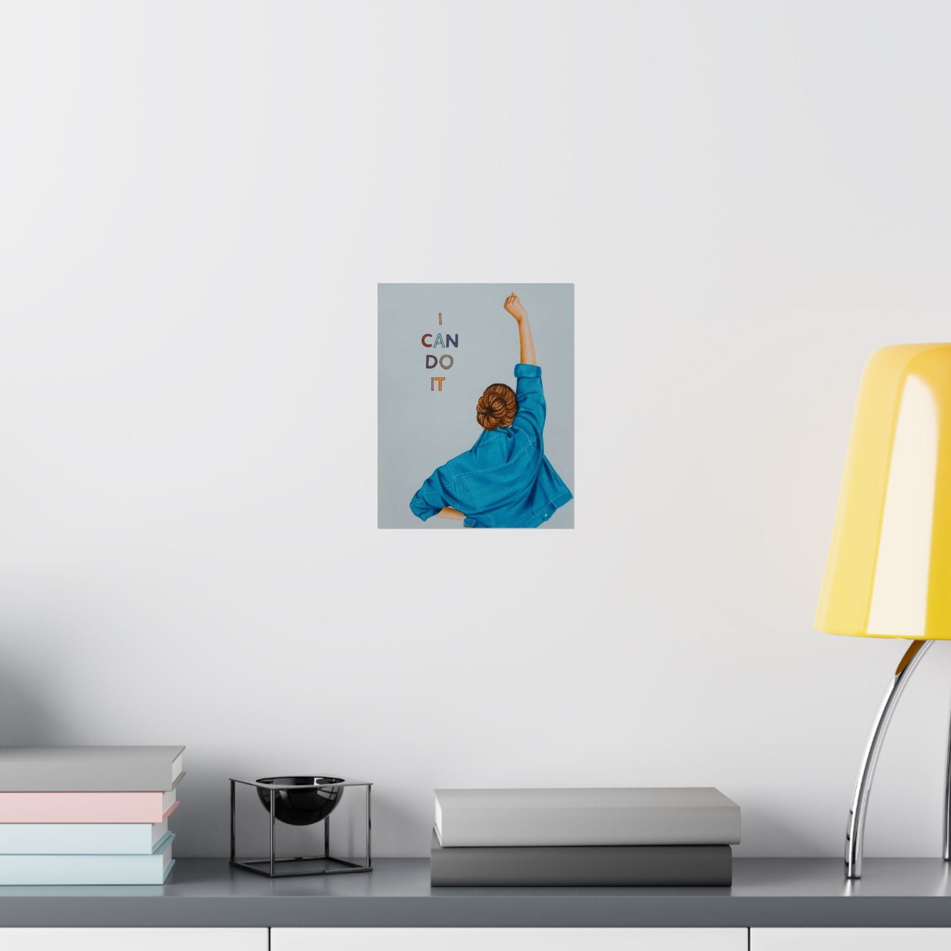 I Can Do It Motivational Poster, Inspirational Wall Art, Home Decor, Office Decor, Gift for Her, Motivational Quote Art - Goddess Vibes