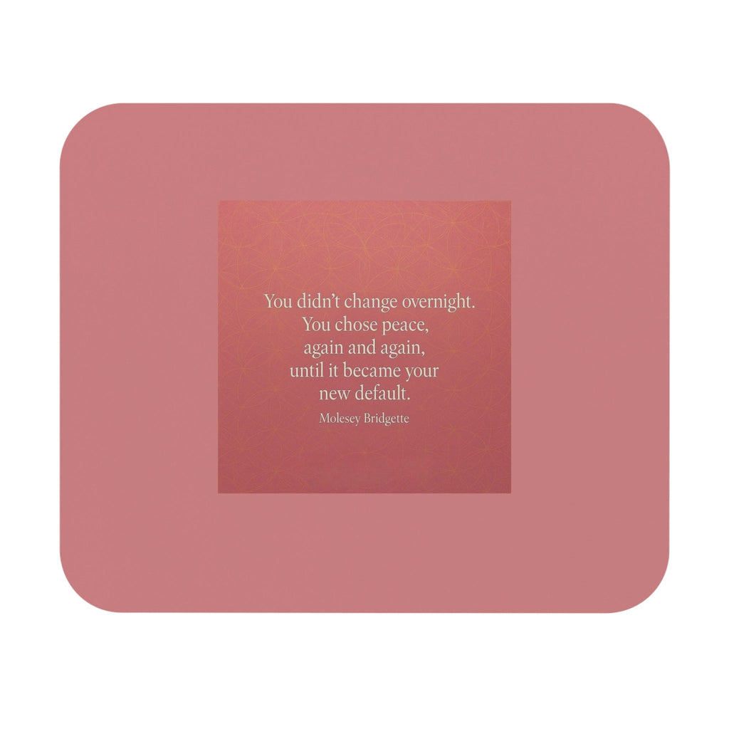 Inspirational Pink Mouse Pad – Desk & Office Decor - Goddess Vibes