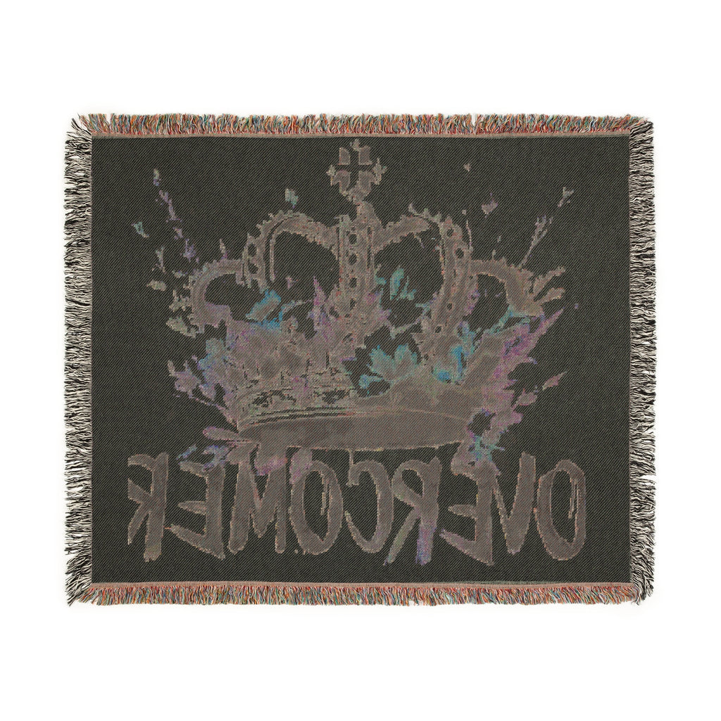 Inspirational Woven Blanket - Perfect Gift for Resilience and Comfort, Cozy Throw, Overcomer - Goddess Vibes