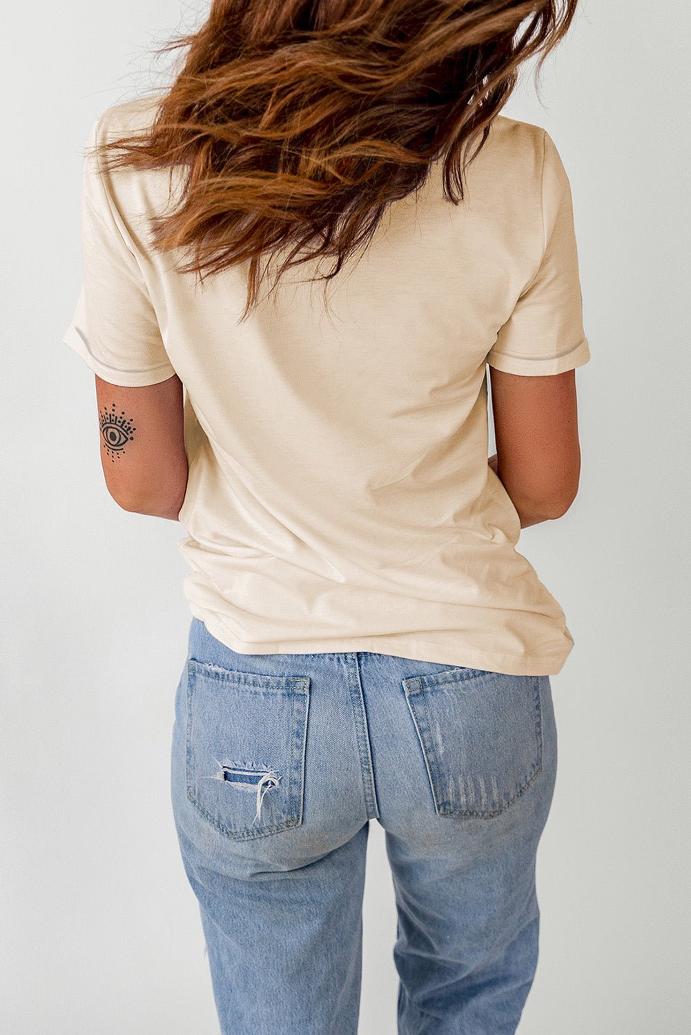 Khaki Pumpkin with Flower Graphic T Shirt - Goddess Vibes