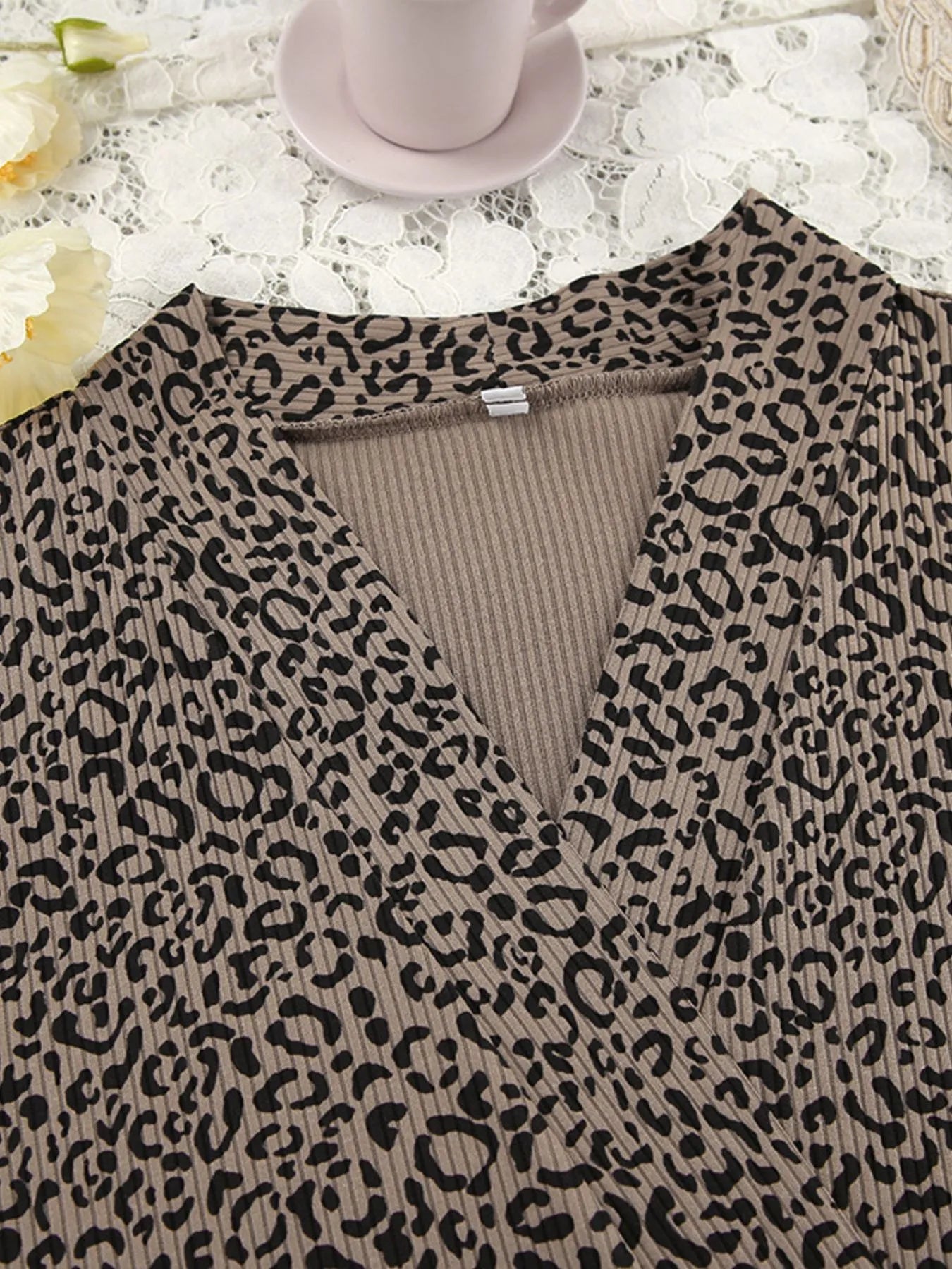 Leopard Cami Cardigan and Shorts 3 - Piece Set - Goddess Vibes
