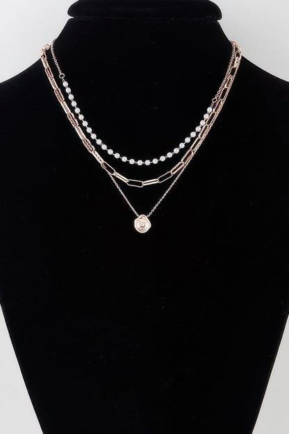 Multi Pendant Link Chain Necklace - Goddess Vibes