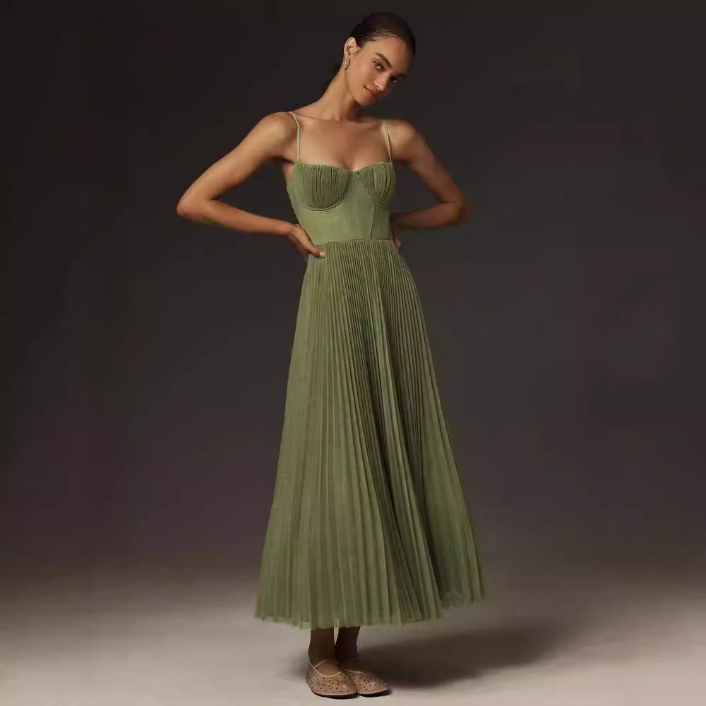 Sling Backless Sleeveless Slim Fit Dress - Goddess Vibes