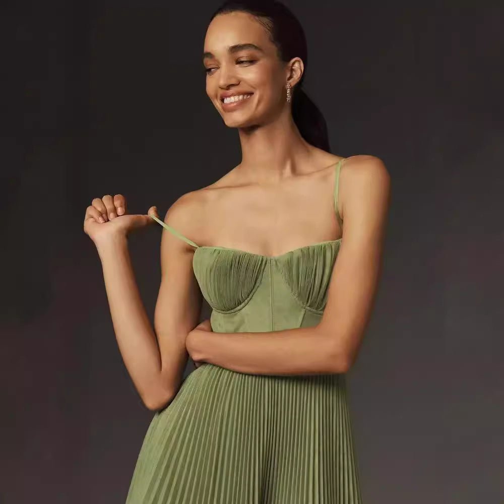 Sling Backless Sleeveless Slim Fit Dress - Goddess Vibes