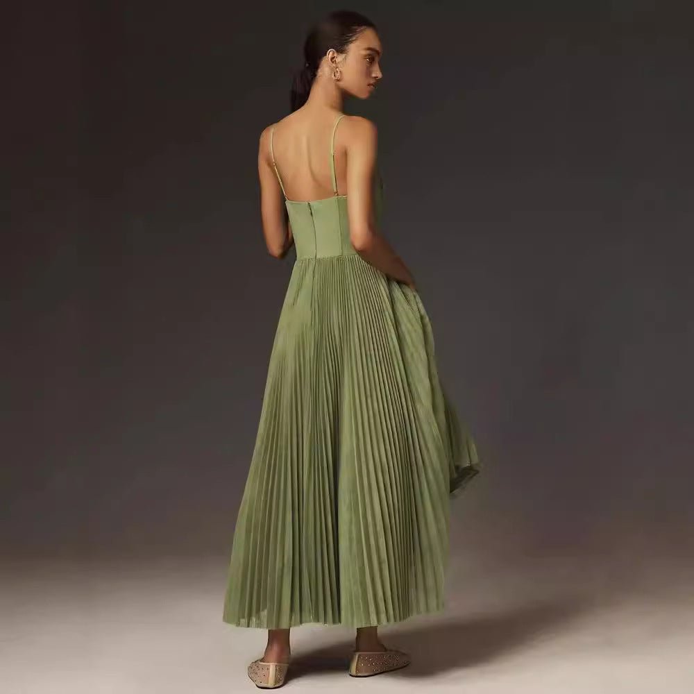 Sling Backless Sleeveless Slim Fit Dress - Goddess Vibes
