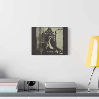 Stretched Canvas Wall Art, Motivational Decor for Home, Inspirational Quote Art for Living Room or Office - Goddess Vibes