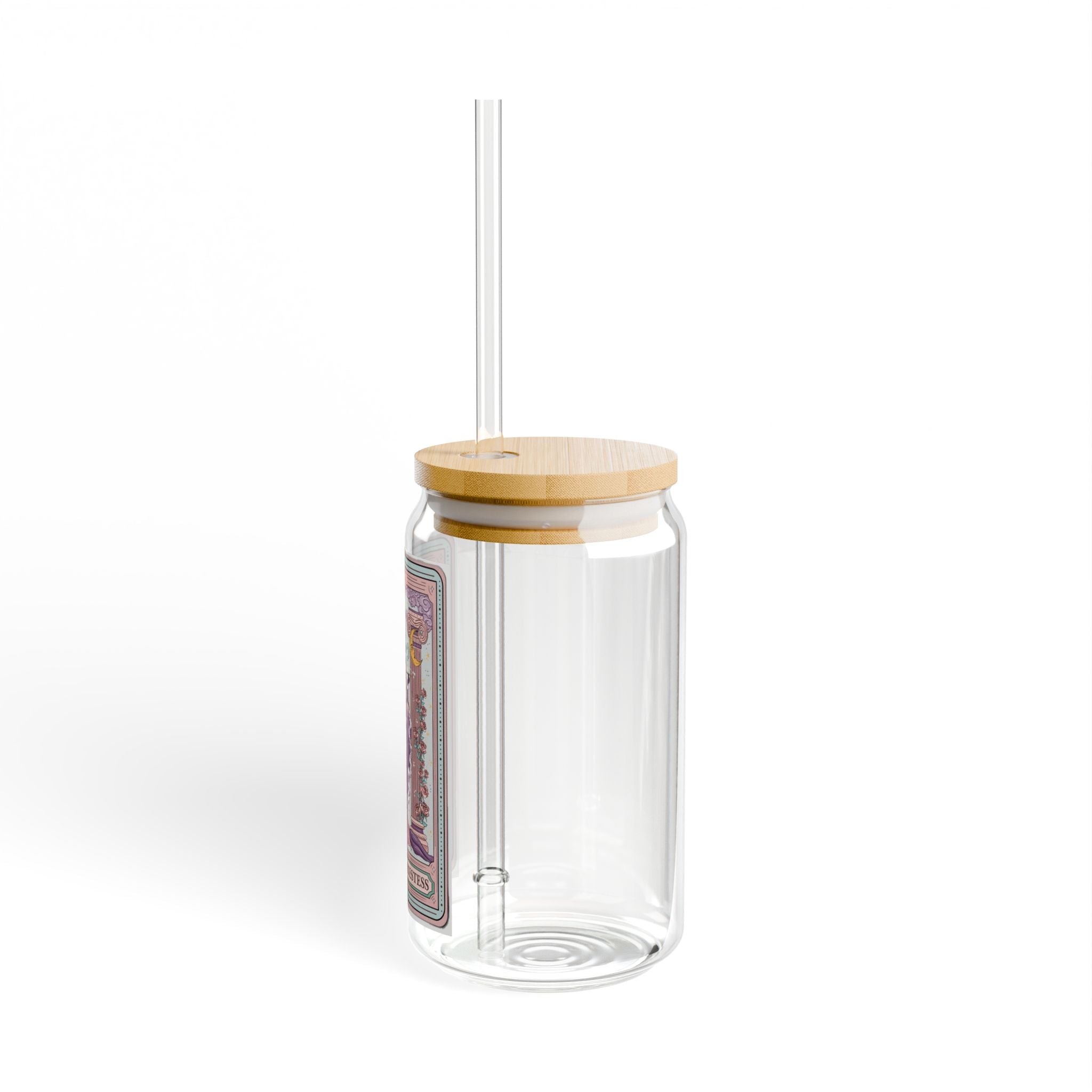 The High Priestess Elegant Glass Sipper - Goddess Vibes
