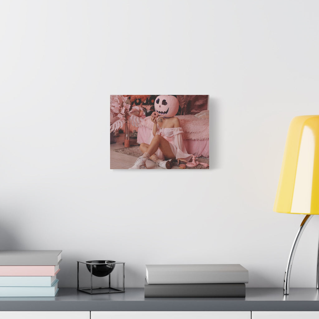 Whimsical Pumpkin Canvas Art, Halloween Home Décor - Goddess Vibes