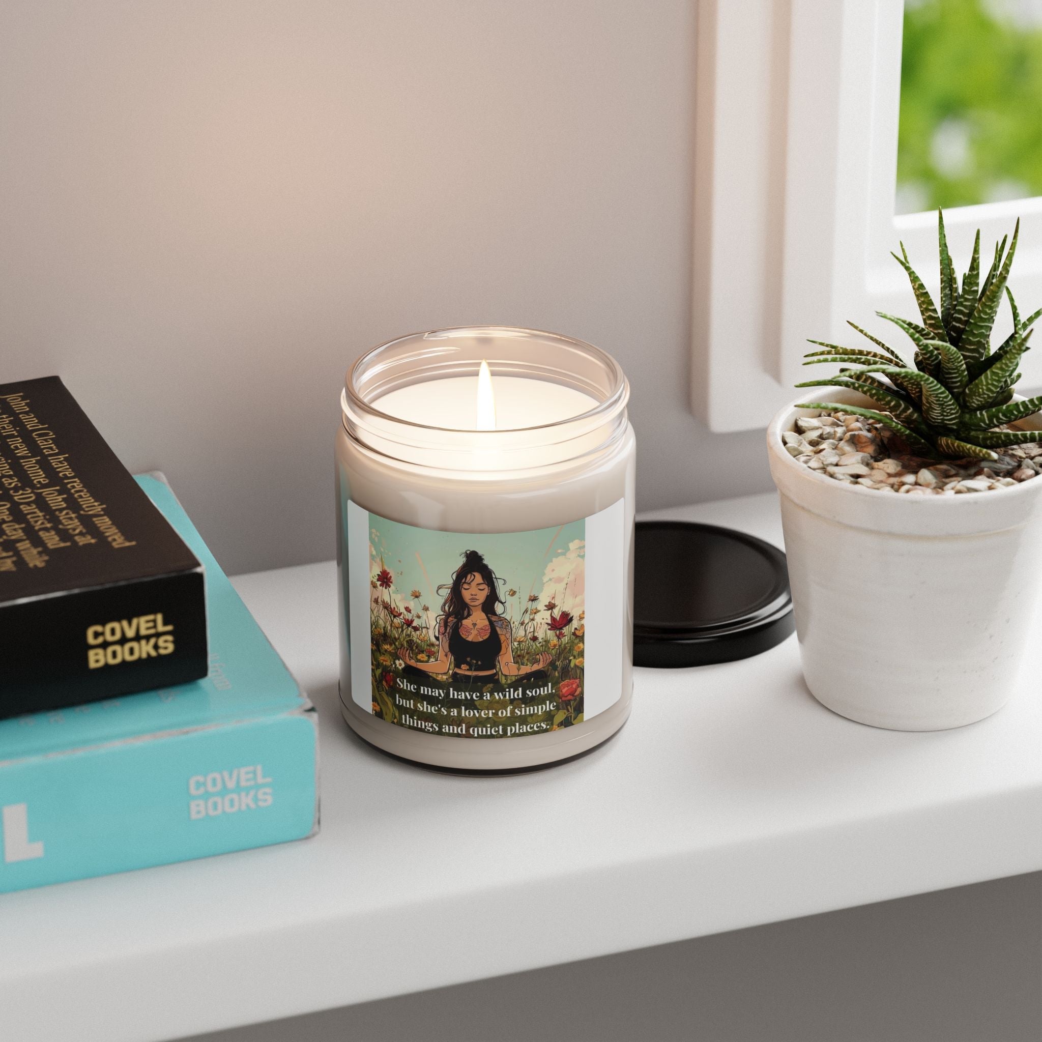 Wild Soul: Nature - Inspired Soy Candle for Serenity & Self - Care - Goddess Vibes